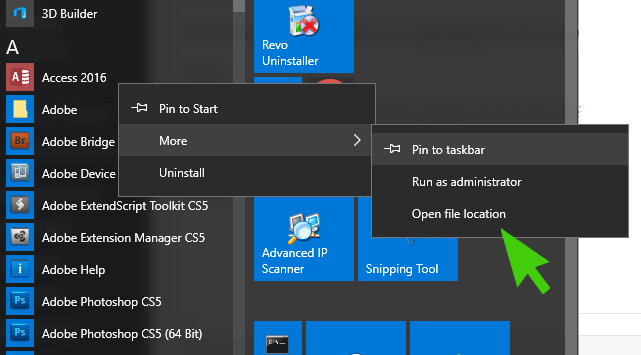 Windows-10-Start-Menu-Send-Shortcut-to-Desktop-1